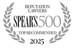 Spear's 500: Reputation Lawyers: Top Recommended 2025